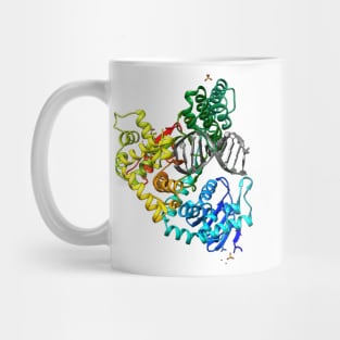 DNA Polymerase Cool Biology Gift (White Background) Mug